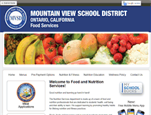 Tablet Screenshot of mtnviewschoolnutrition.com
